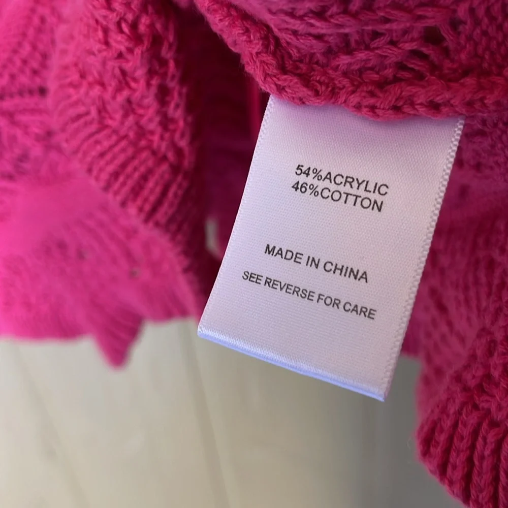 Lucy Paris knitted Pink Women's Top size S